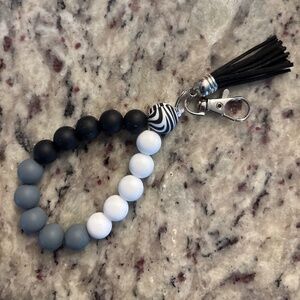 Silicone Bead keychain